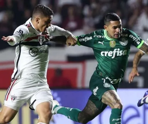 Palmeiras e São Paulo se enfrentaram por cinco vezes em 2023 - Cesar Greco/Palmeiras